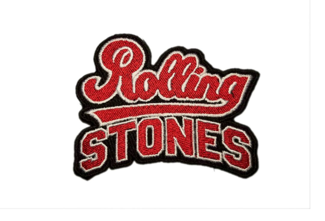 Official Band Merch | The Rolling Stones - Cut Out Team Logo Woven Patch