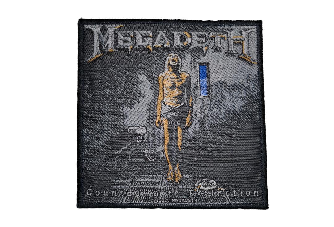 Official Band Merch | Megadeth - Countdown To Extinction Woven Patch