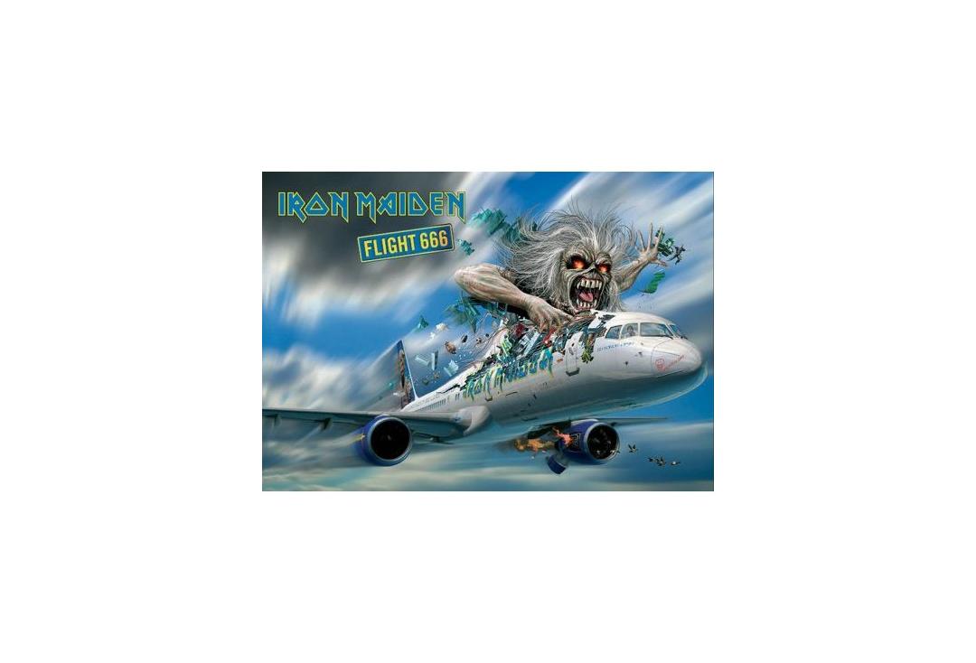 Official Band Merch | Iron Maiden - Flight 666 Official Postcard