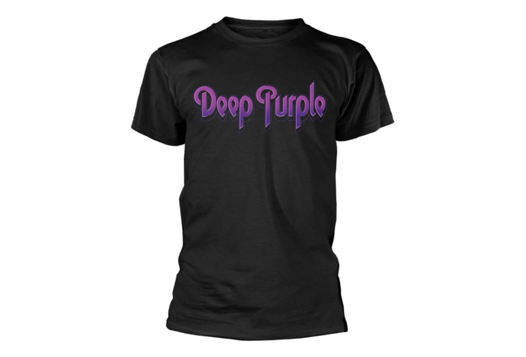 Official Band Merch | Deep Purple - Purple Logo Official Men's Short Sleeve T-Shirt