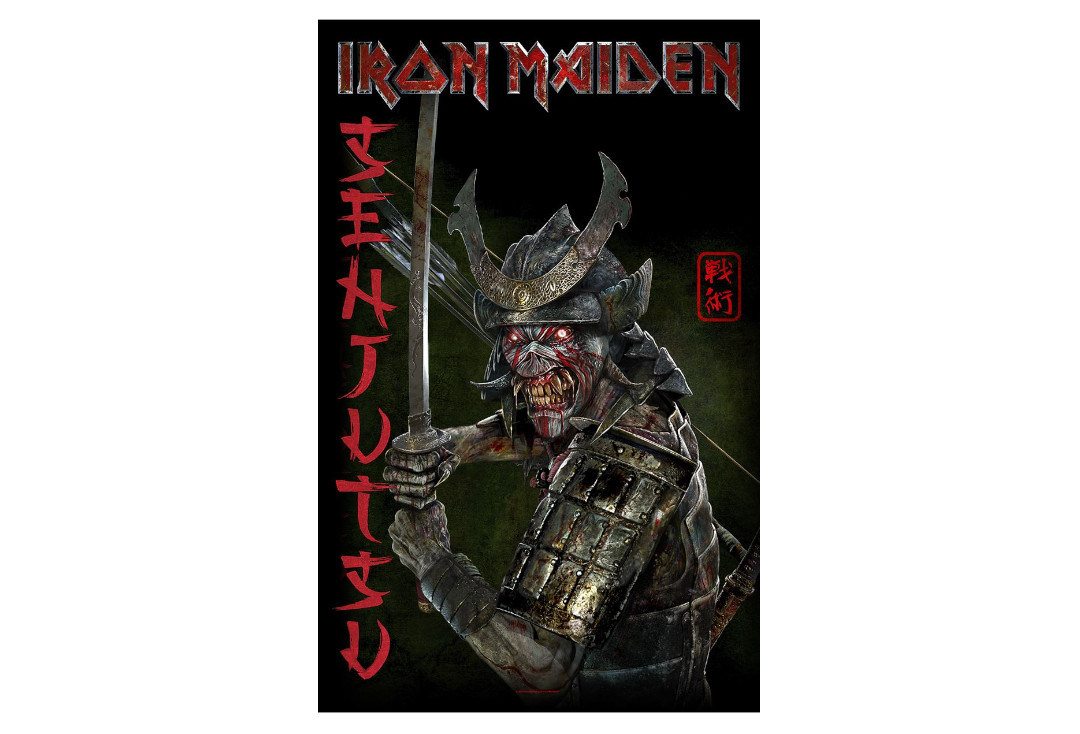 Official Band Merch | Iron Maiden - Senjutsu Album Printed Textile Poster