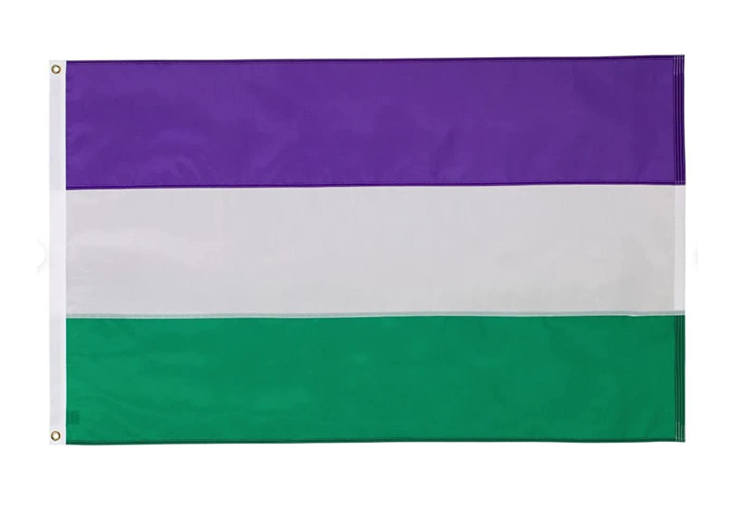 Void Clothing | Large Genderqueer Pride Flag - Main