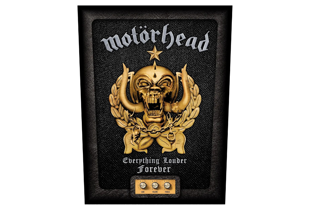 Official Band Merch | Motorhead - Everything Louder Forever Printed Back Patch
