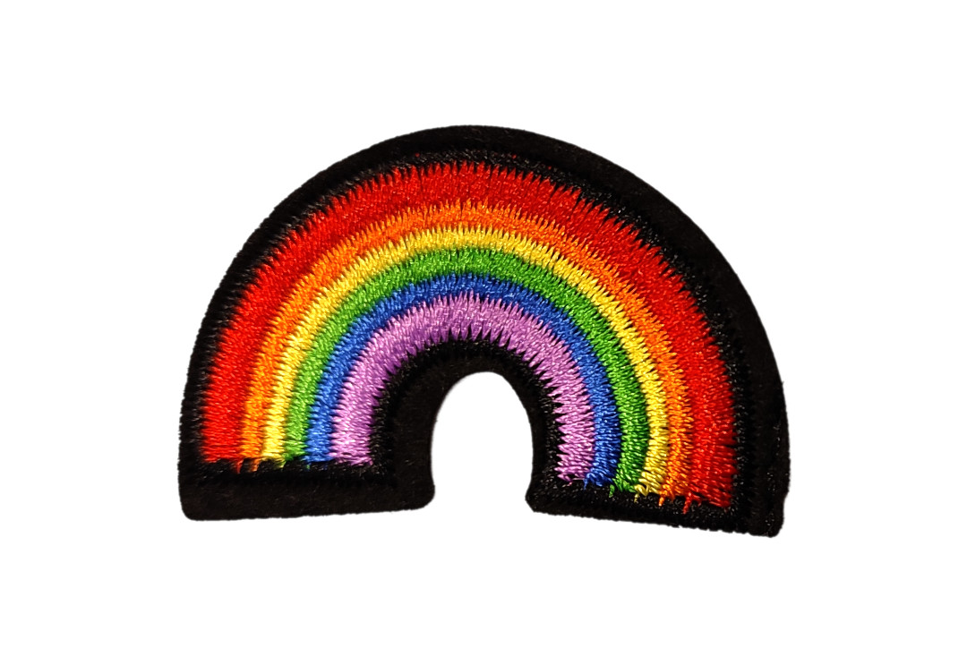 Void Clothing | Small Rainbow Woven Patch