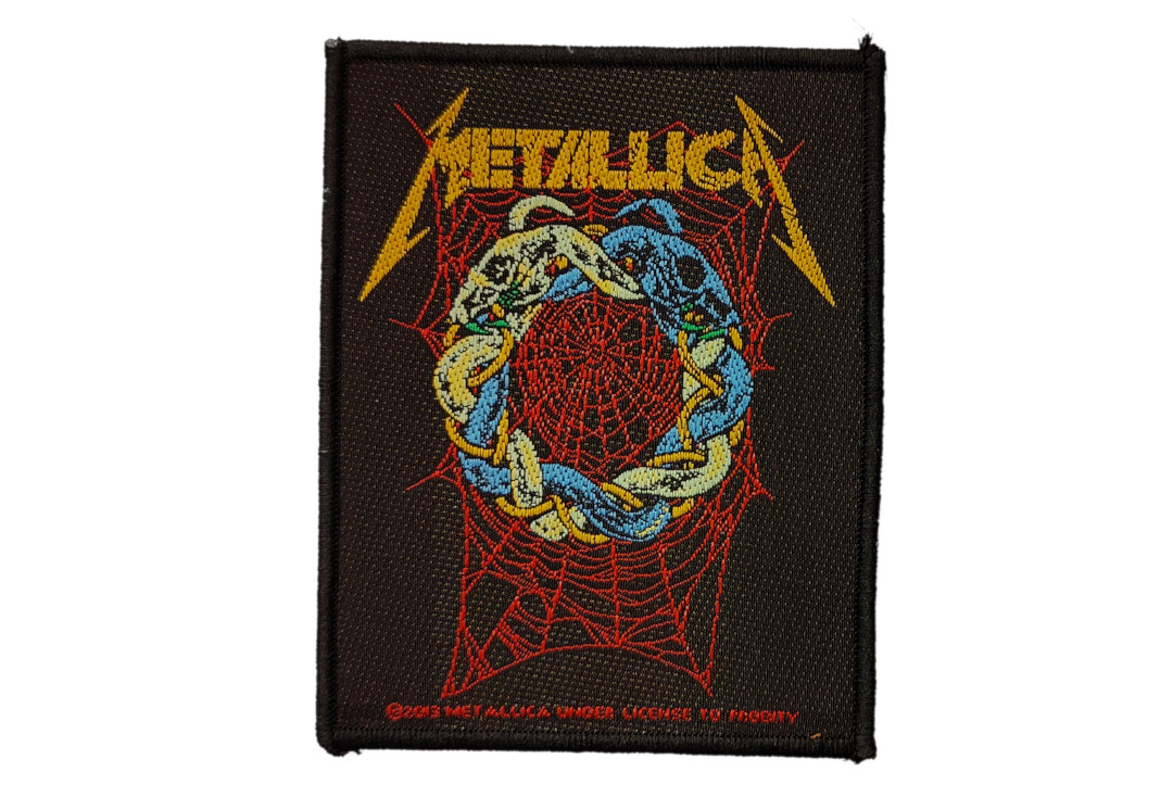 Official Band Merch | Metallica - Tangled Web Woven Patch