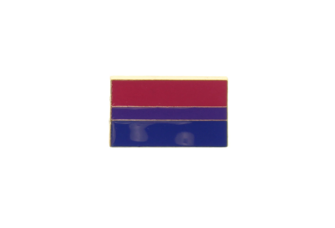 Void Clothing | Bisexual Pride Flag Metal Pin Badge