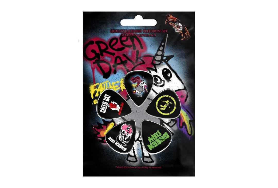 Official Band Merch | Green Day - Father Of All Official Plectrum Pack
