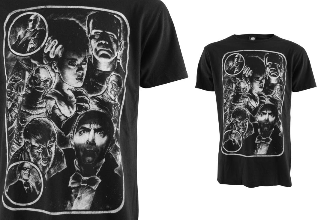 Darkside | Monster Mash Up Short Sleeve Men's T-Shirt - Collage