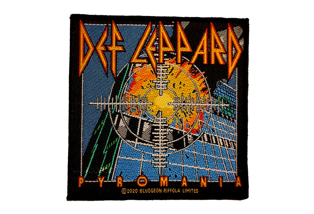 Official Band Merch | Def Leppard - Pyromania Woven Patch