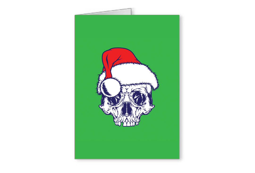 Void Clothing | Santa Skull Christmas Greetings Card