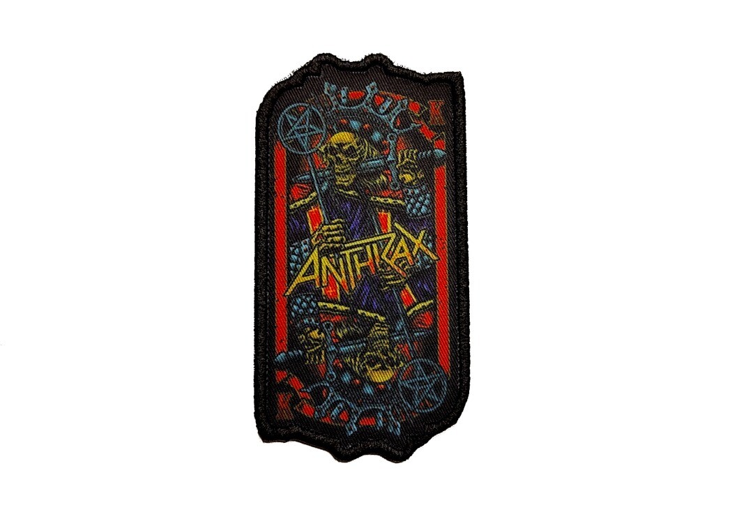 Official Band Merch | Anthrax - Evil King Woven Patch