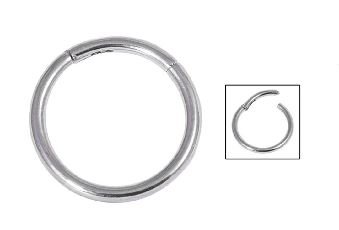 Body Jewellery | Surgical Steel Hinged Segment Ring - 1.2mm & 1.6mm