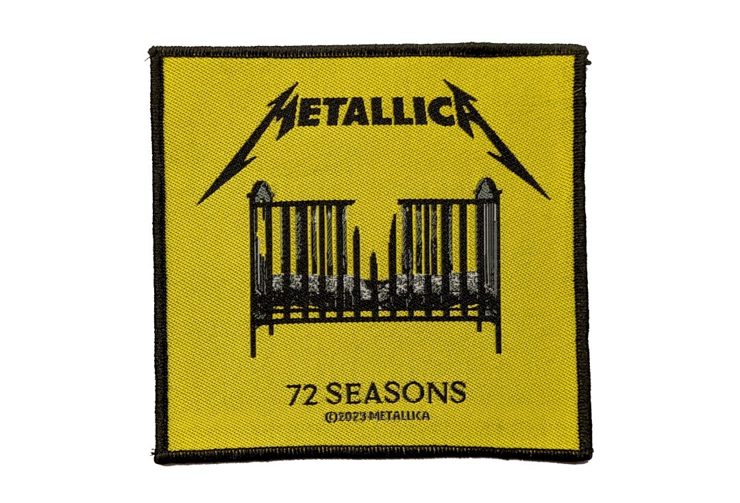 Official Band Merch | Metallica - 72 Seasons Square Woven Patch