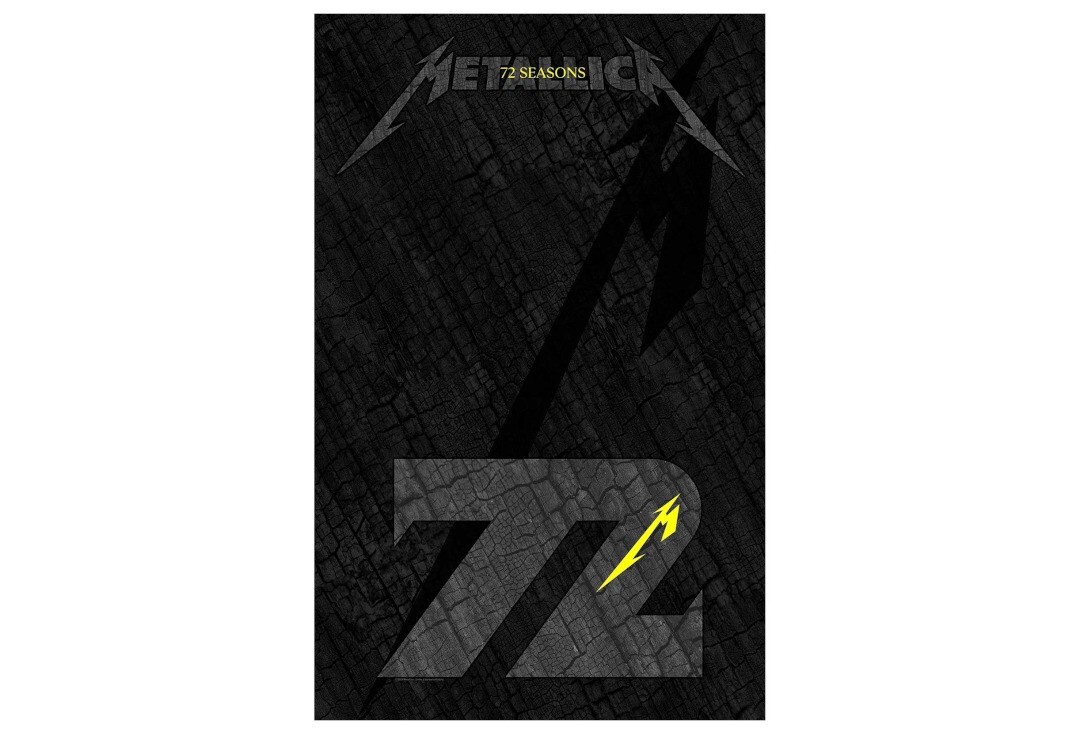 Official Band Merch | Metallica - Charred M72 Printed Textile Poster