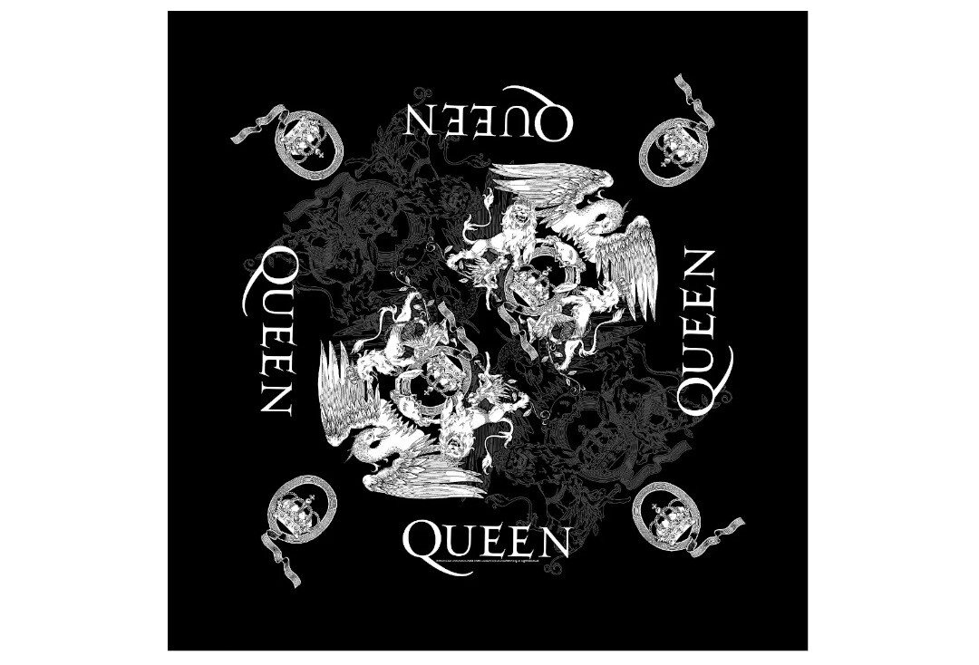 Official Band Merch | Queen - Crest Official Bandana