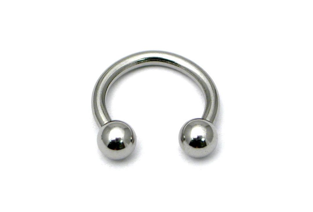Body Jewellery | Surgical Steel Circular Barbell With Balls - 1.2mm to 1.6mm