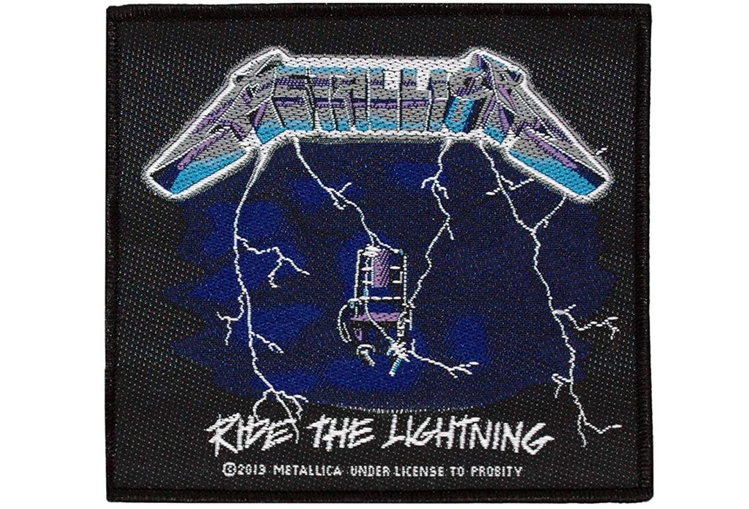 Official Band Merch | Metallica - Ride The Lightning Woven Patch
