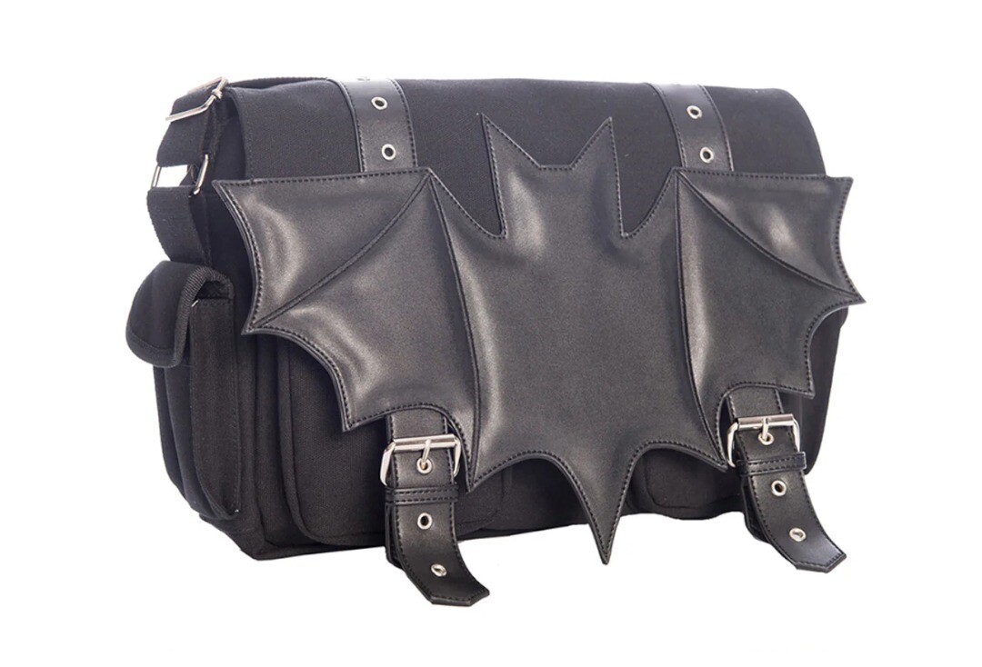 Dark Ritual Bat Banned Apparel Messenger Bag