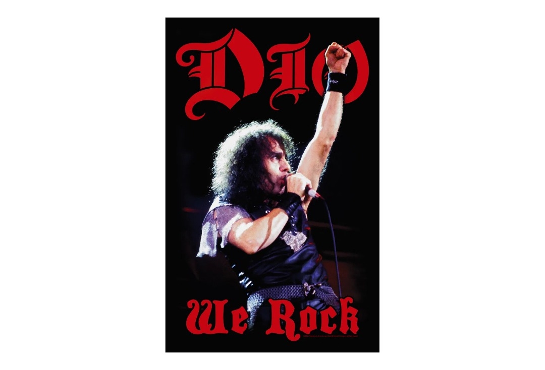Dio - We Rock Printed Textile Poster