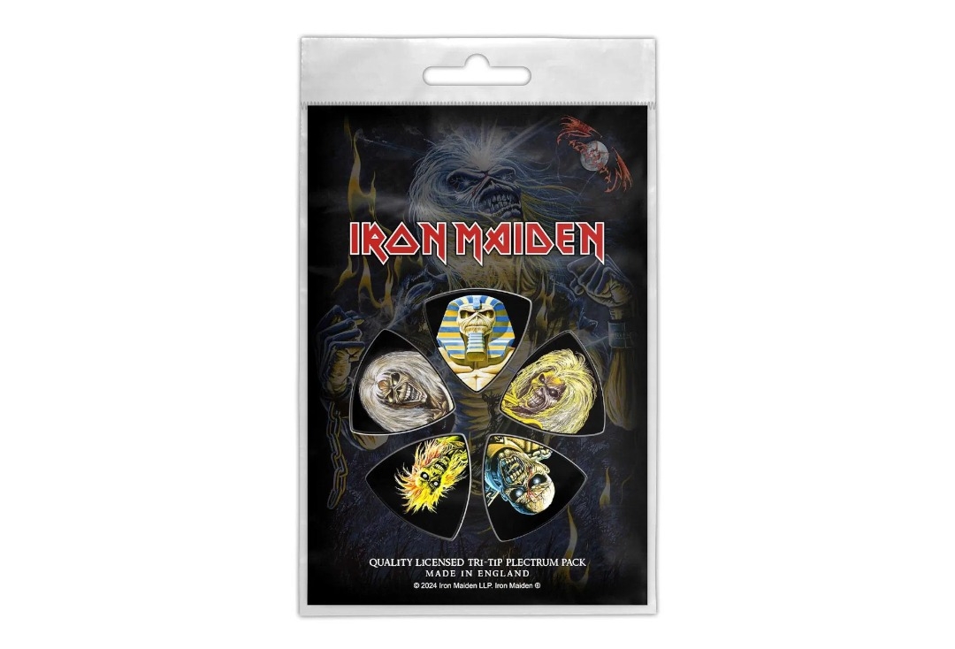 Iron Maiden - Classic Albums Official Tri-Tip Plectrum Pack