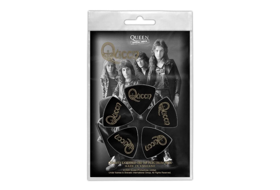 Queen - Logo Official Tri-Tip Plectrum Pack