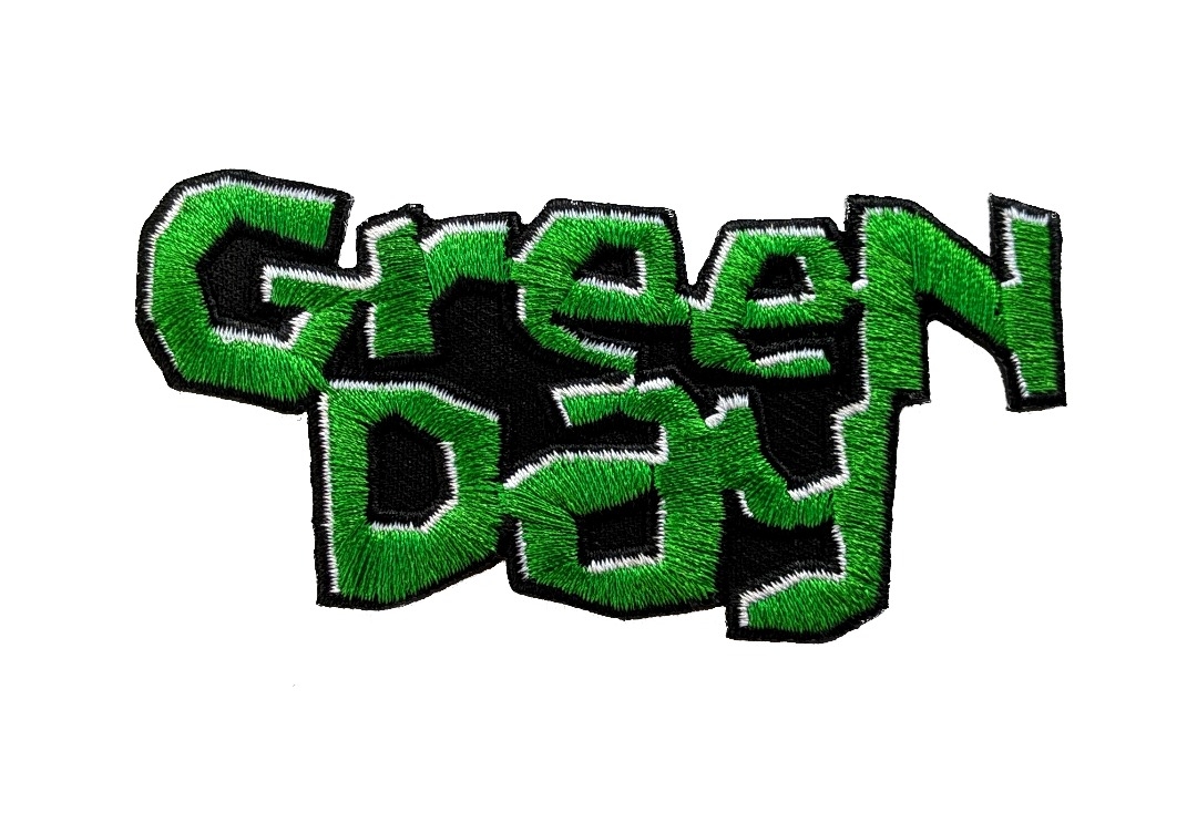 Green Day - Kerplunk Logo Iron On Embroidered Patch