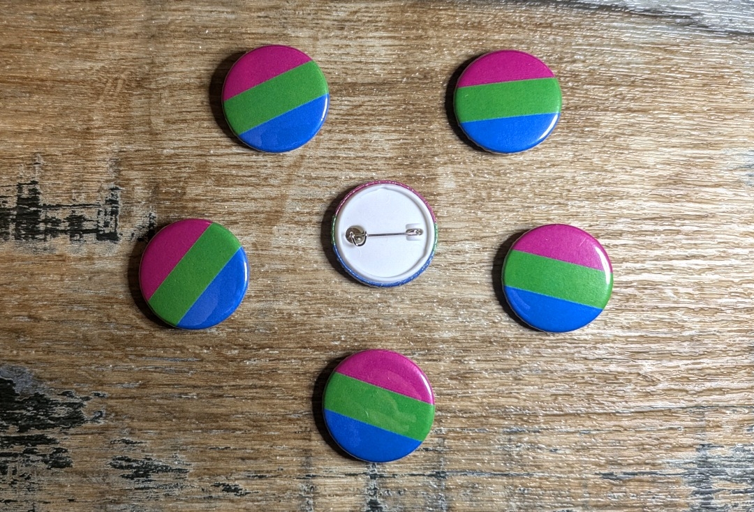 Polysexual Button Badge