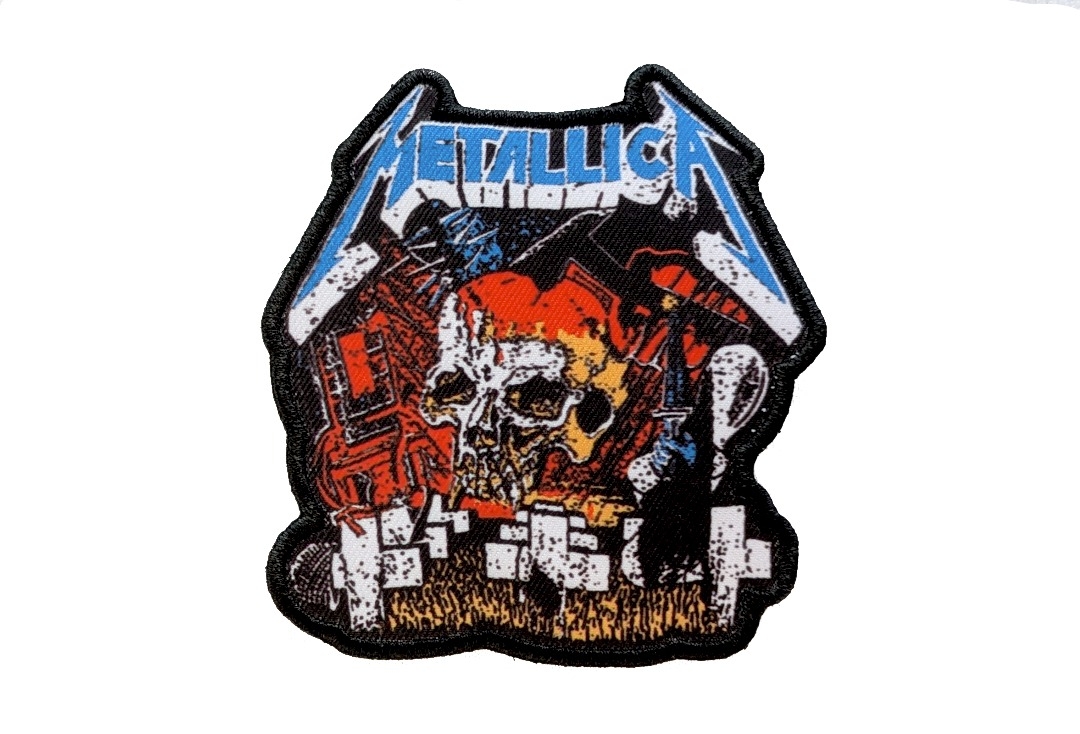 Metallica - Master Of Puppets Skull Iron On Printed Patch