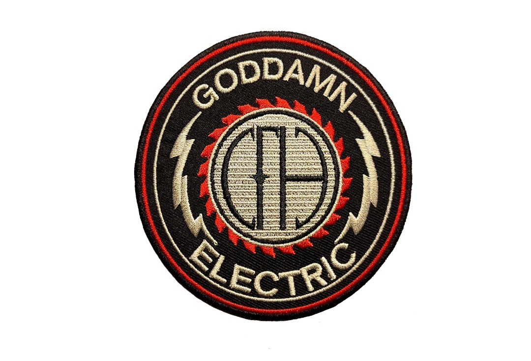 Pantera - Circular Goddamn Electric Iron On Embroidered Patch