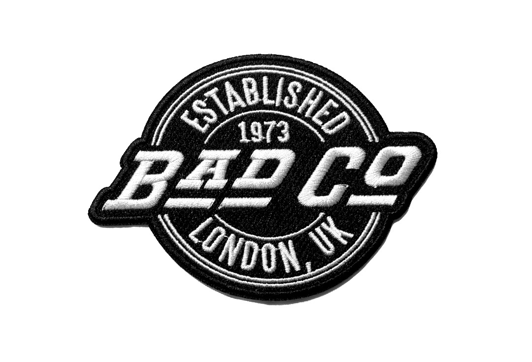 Bad Company - Est 1973 Circle Logo Iron On Embroidered Patch