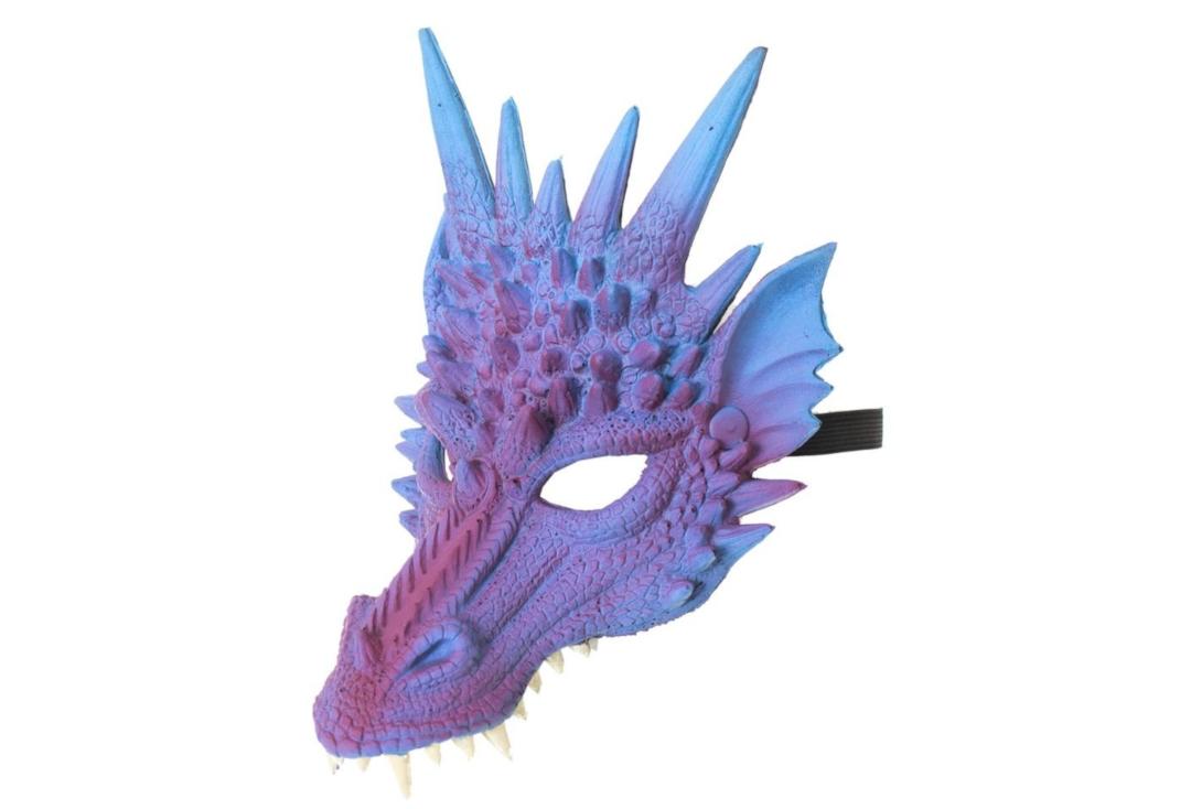 Void | Purple Dragon Half Face Mask - Side View