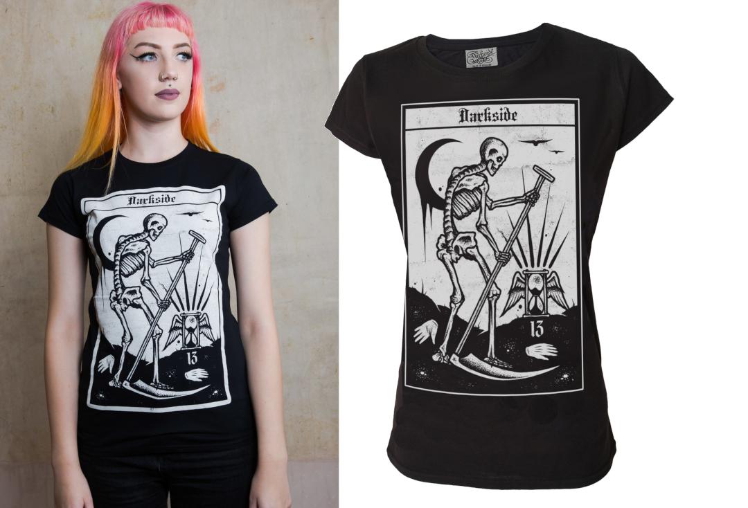 Darkside | Death Tarot Skinny Fit Women's T-Shirt