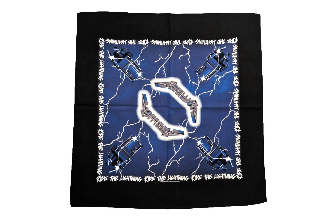 Metallica - Ride The Lightning Official Bandana