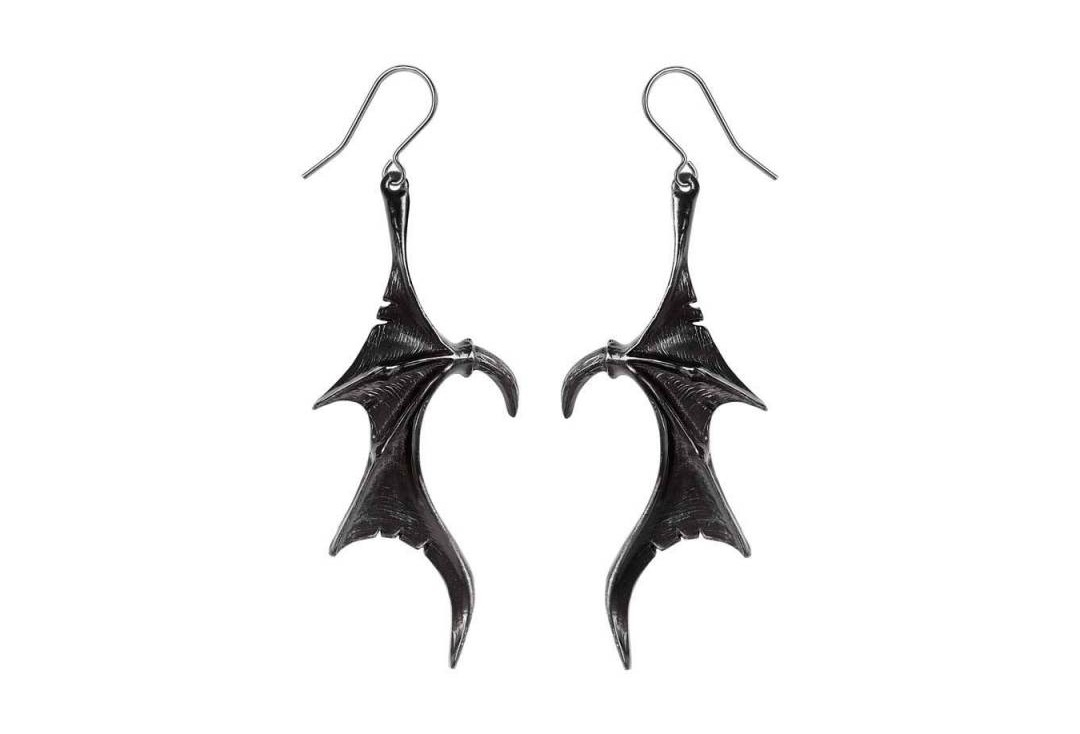 Wings Of Midnight Alchemy Gothic Earrings