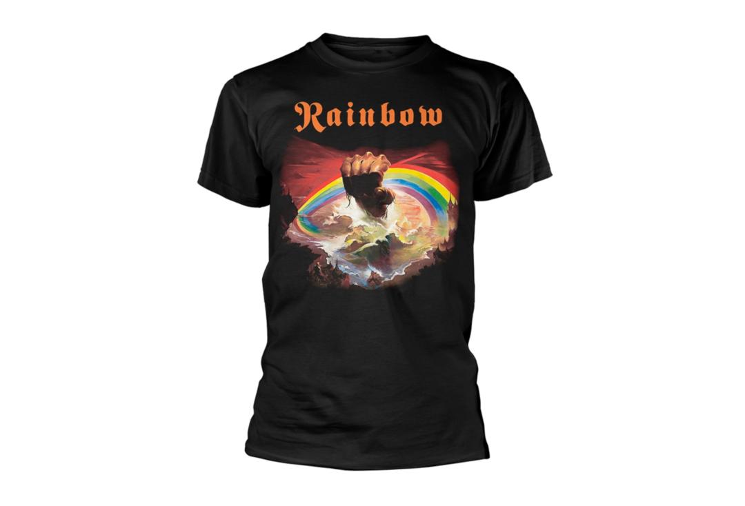 Official Band Merch | Rainbow - Rainbow Rising Men's Short Sleeve T-Shirt - Front View