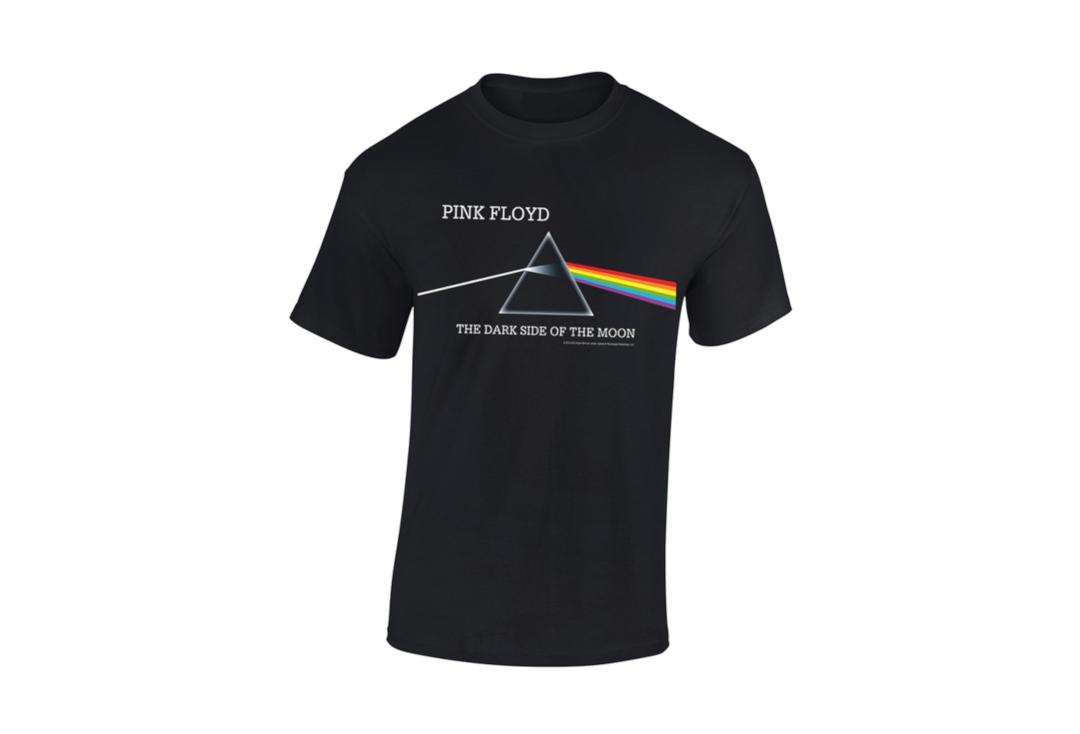 Official Band Merch | Pink Floyd - Darkside Of The Moon Men's Short Sleeve T-Shirt - Front View