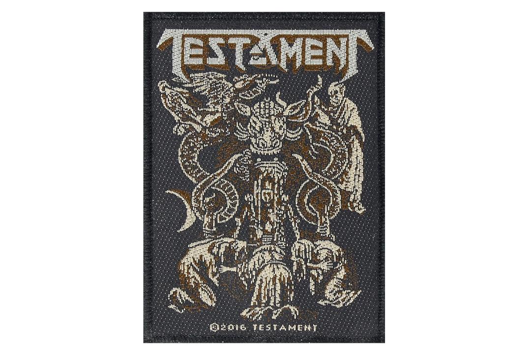 Official Band Merch | Testament - Demonarchy Woven Patch
