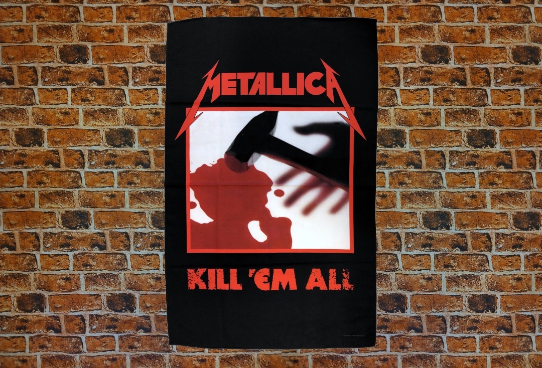 Metallica - Kill 'Em All Printed Textile Poster