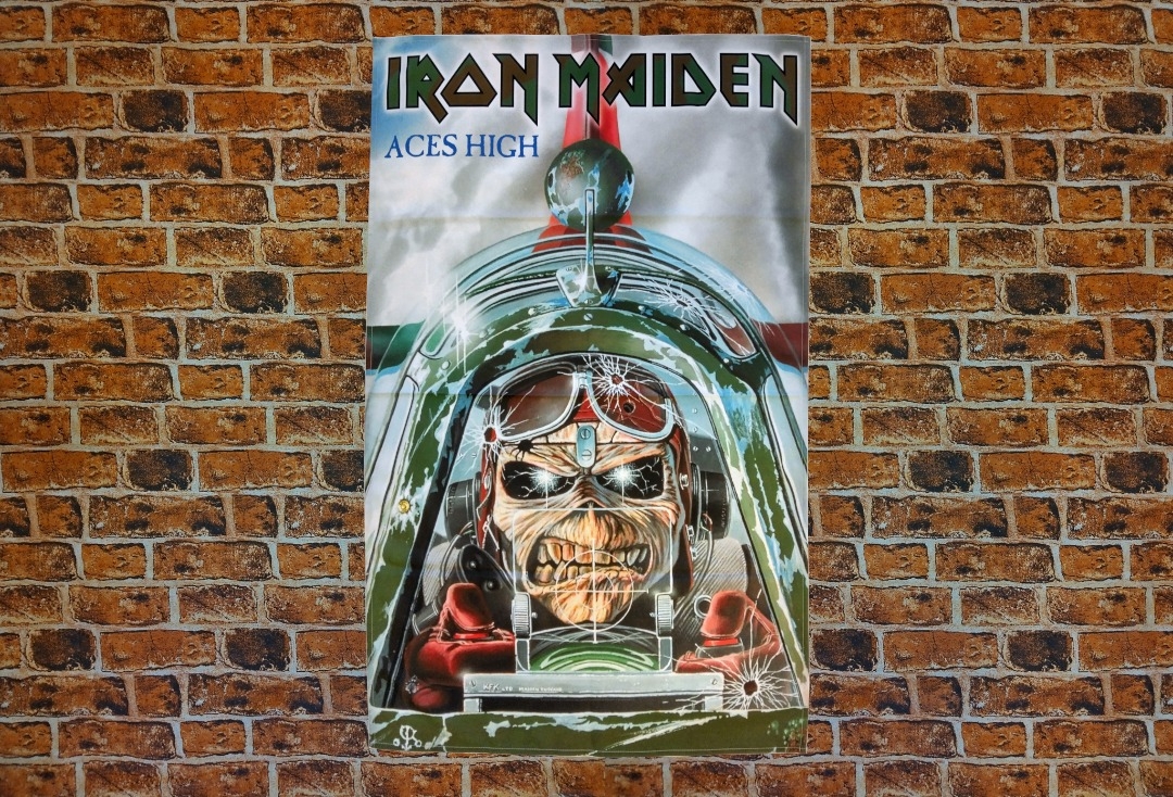 Iron Maiden - Aces High Printed Textile Poster