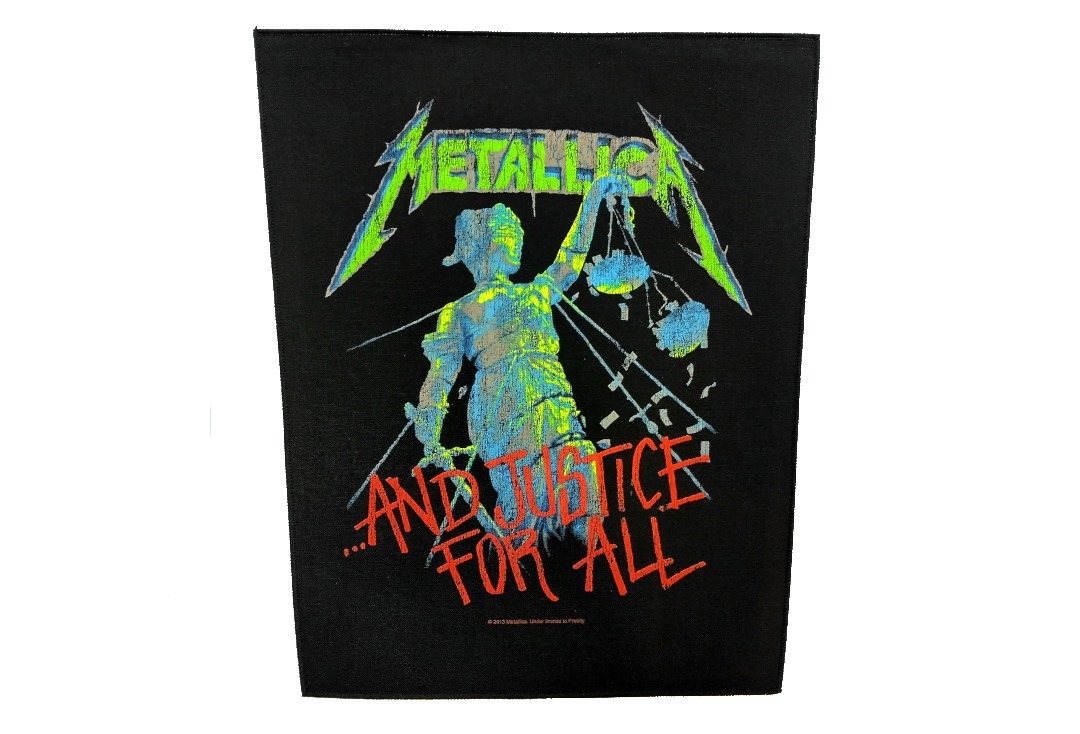 Metallica - And Justice For All Printed Back Patch