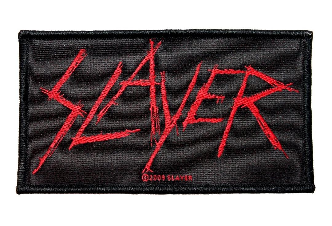 Official Band Merch | Slayer - Scratched Logo Woven Patch