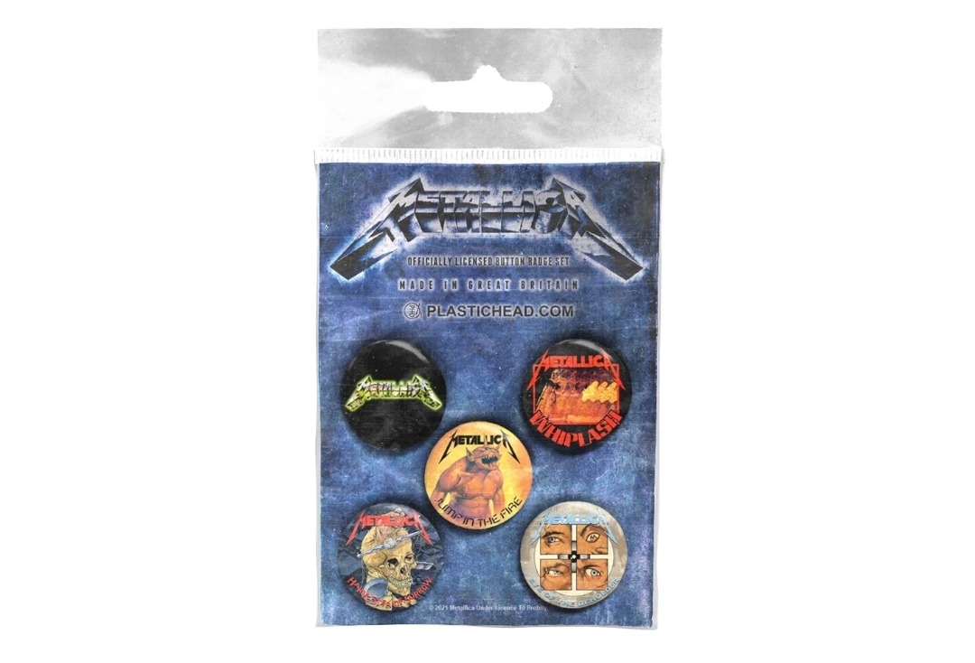 Metallica - The Singles Official Button Badge Pack