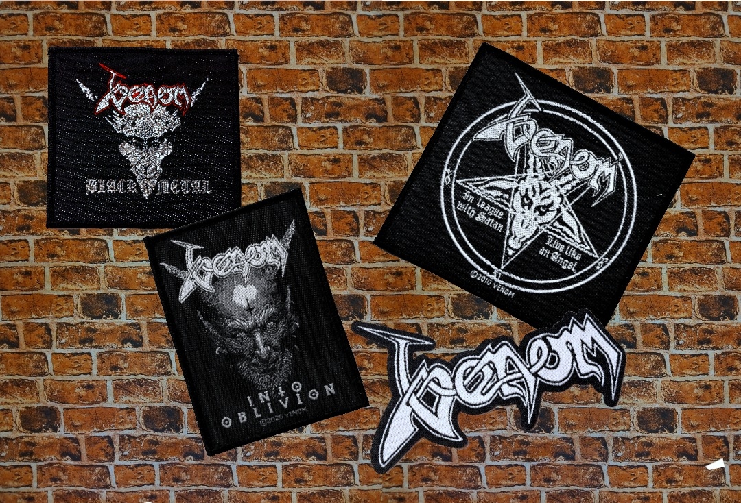 Venom - Bundle Of 4 Official Sew On Woven Patches - Bundle