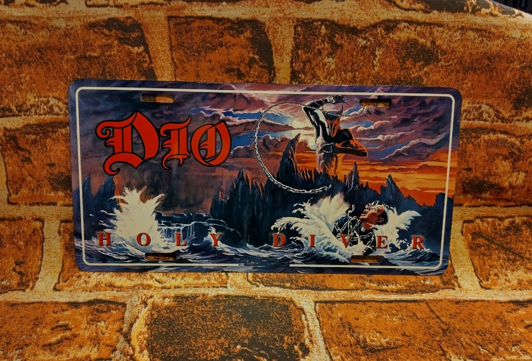Dio - Holy Diver Metal Number Plate