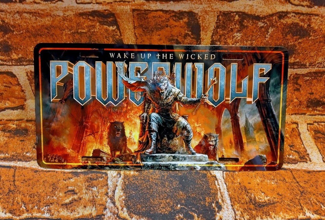 Powerwolf - Wake Up The Wicked Metal Number Plate