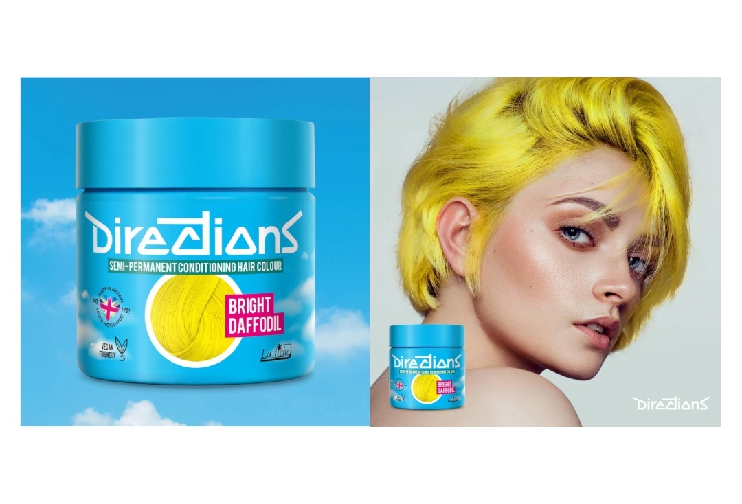 Bright Daffodil Directions Semi-Permanent Hair Colour