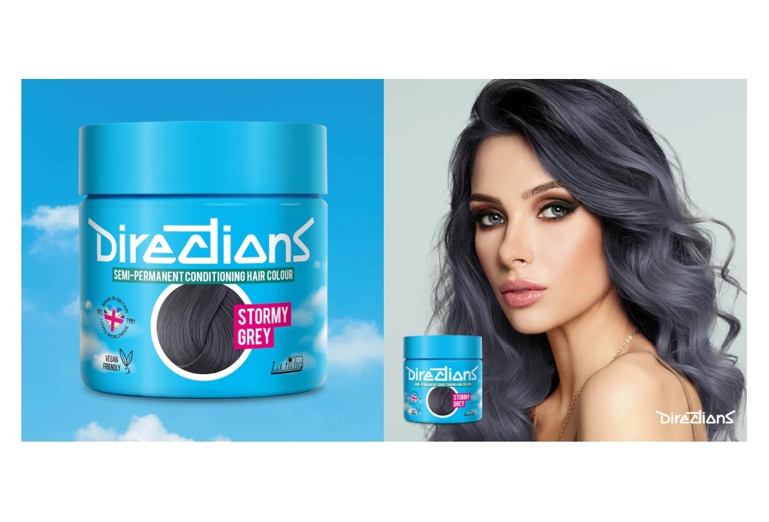 Stormy Grey Directions Semi-Permanent Hair Colour