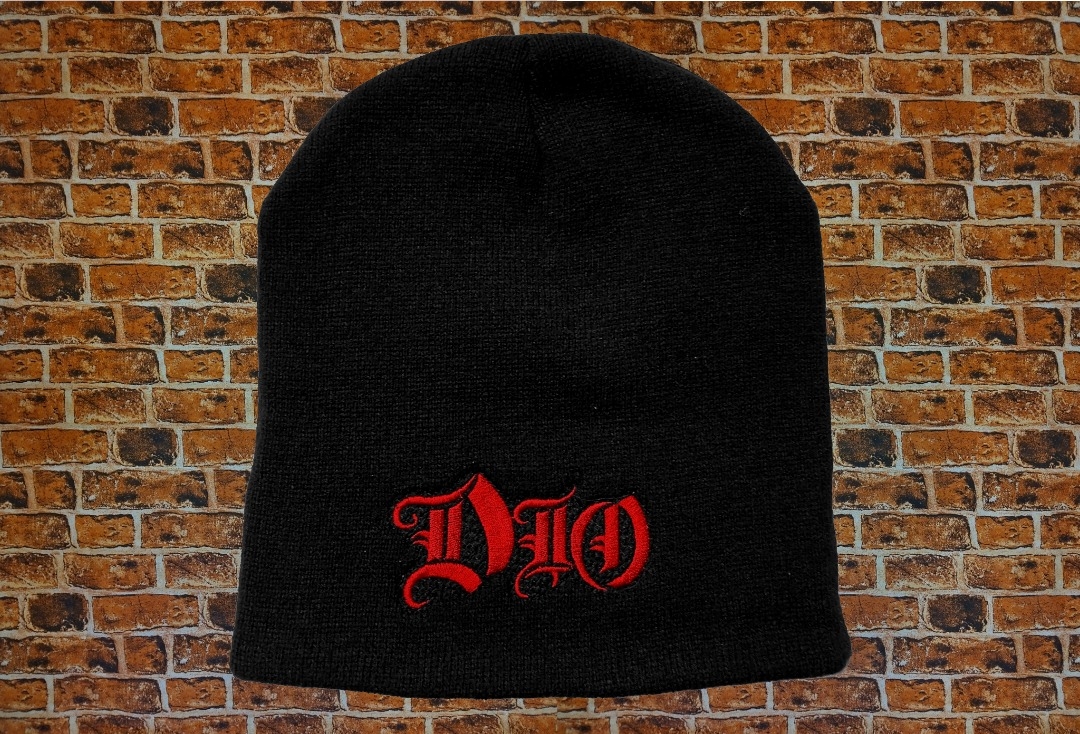 Dio - Red Logo Embroidered Official Knitted Beanie Hat