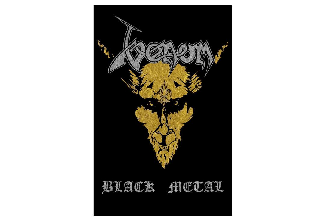 Official Band Merch | Venom - Black Metal Printed Textile Poster