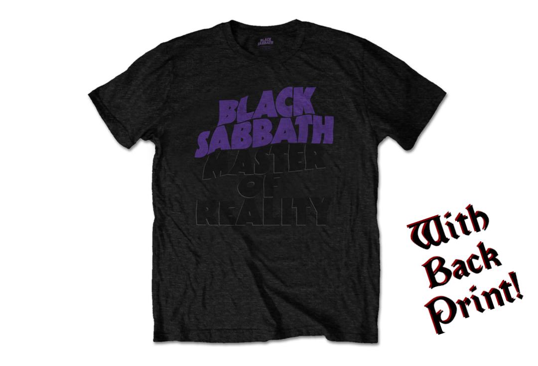 Official Band Merch | Black Sabbath - Masters Of Reality Men's Short Sleeve T-Shirt - Front